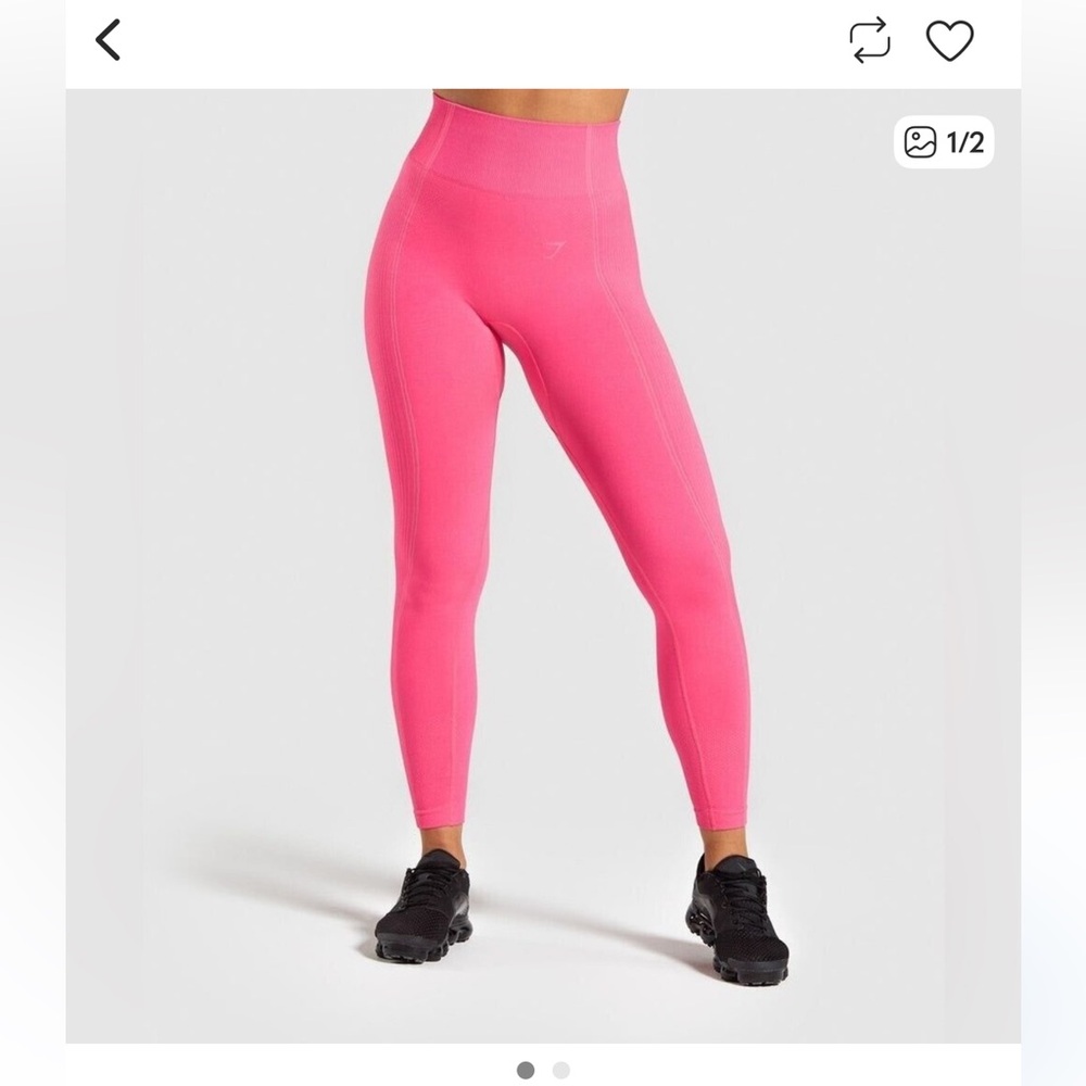 Gymshark Bright Pink Seamless Leggings